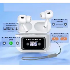 REMAX - Audífonos Cozybuds W30N Blanco Bluetooth 5.4 + Pantalla