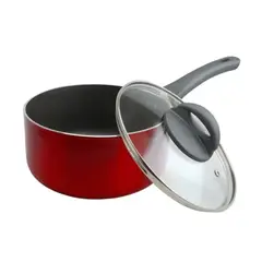 OSTER - Cacerola Oster® Antiadherente 18CM con Tapa HERSCHER Roja 62980 02