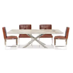 GIORDANO - MESA ASPA y 6 SILLAS GAIIA