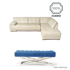 GIORDANO - COMBO SECCIONAL JACKY Y BANQUETA ALICE