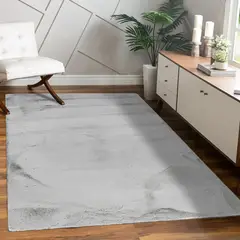 MULTITOP - Alfombra Katrina 160 x 230 cm Gris Plata