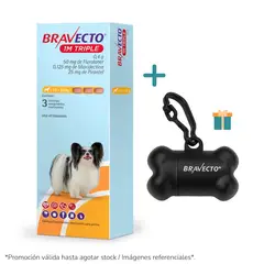 BRAVECTO - 1M Triple para perros de 2,5 - 5 kg