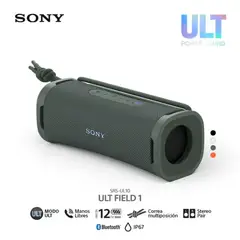 SONY - ULT FIELD 1 GRIS BOSQUE (SRS-ULT10) – Parlante Bluetooth Portátil