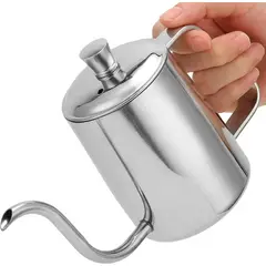 GENERICO - Tetera de acero inoxidable cuello de cisne 500 ml