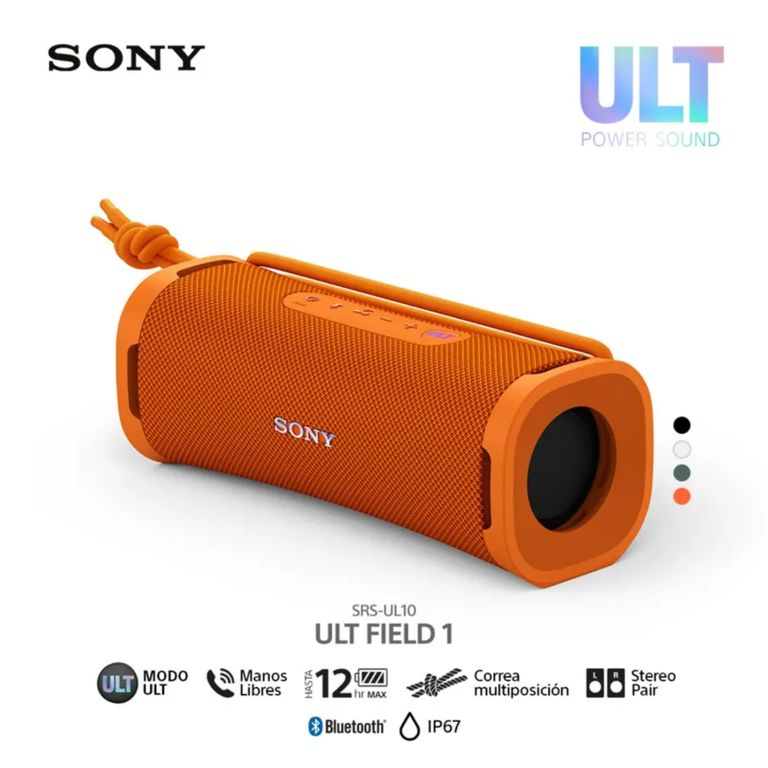 Parlante con Bluetooth SRS-ULT10 Portátil ULT FIELD 1 - Naranja