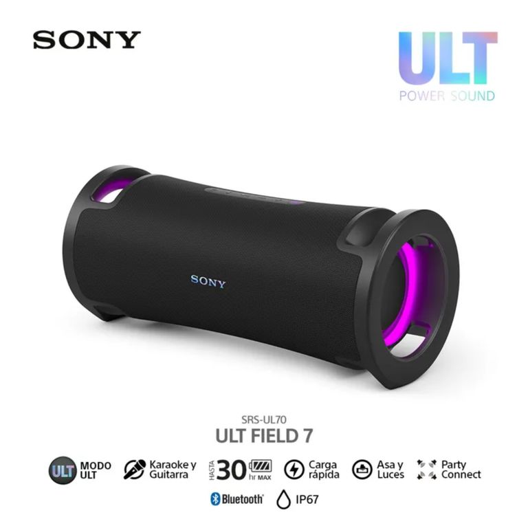 Parlante Portátil Inalámbrico ULT FIELD 7 SRS-ULT70 - Negro