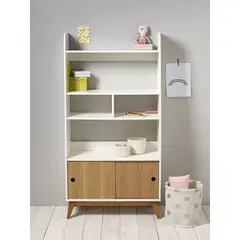 GENERICO - LIBRERO DAVID - LA CASA DEL MUEBLERO - BLANCO CON PANELA