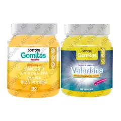 GENERICO - Pack Adulto Omega 3 & Valeriana 150 UND - SOTTCOR