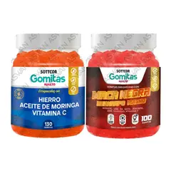 GENERICO - Pack Adulto Hierro & Maca Negra 150 UND - SOTTCOR