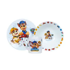 SCOOL - Vajilla infantil Ceramica 3Pz Paw Patrol N 704345