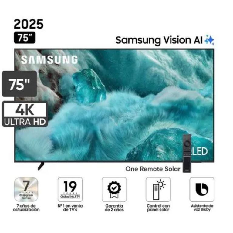 Televisor QLED 75 UHD 4K Vision AI Smart TV Q7F 2025 + Soundbar B400F