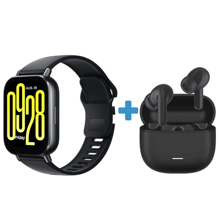 Audífonos Redmi buds 6 Lite + Redmi Watch 5 Active Negro