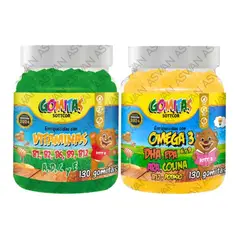 GENERICO - PACK NIÑOS DE MULTIVITAMINAS & OMEGA 3 130 GOMITAS - SOTTCOR
