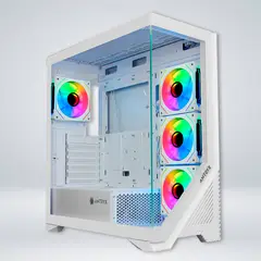 ANTRYX - CASE FX 650 WHITE, ARGB FAN X4, VIDRIO TEMPLADO (AC-FX650W)