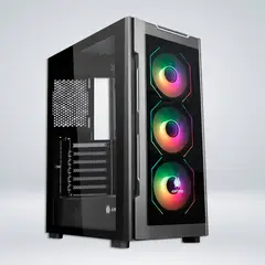 ANTRYX - CASE RX 560 BLACK, ARGB FAN X3, VIDRIO TEMPLADO (AC-RX560K)