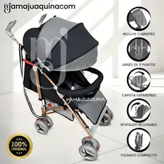 Baby - Coche Bastón Deportivo «SUPREME PLUS» Black