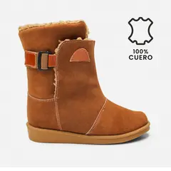 MARIBU - BOTAS DE CUERO GAMUZA CON PELUCHE 560