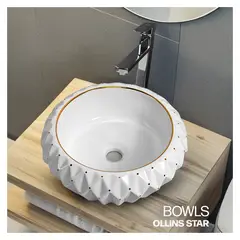 STONE - LAVAMANO REDONDO OLLINS STAR
