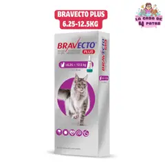 BRAVECTO - Pipeta Antiparasitaria PLUS 6.25 a 12.5KG