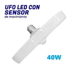ALFA - Foco Led UFO con Sensor de Movimiento 40W Luz Blanca