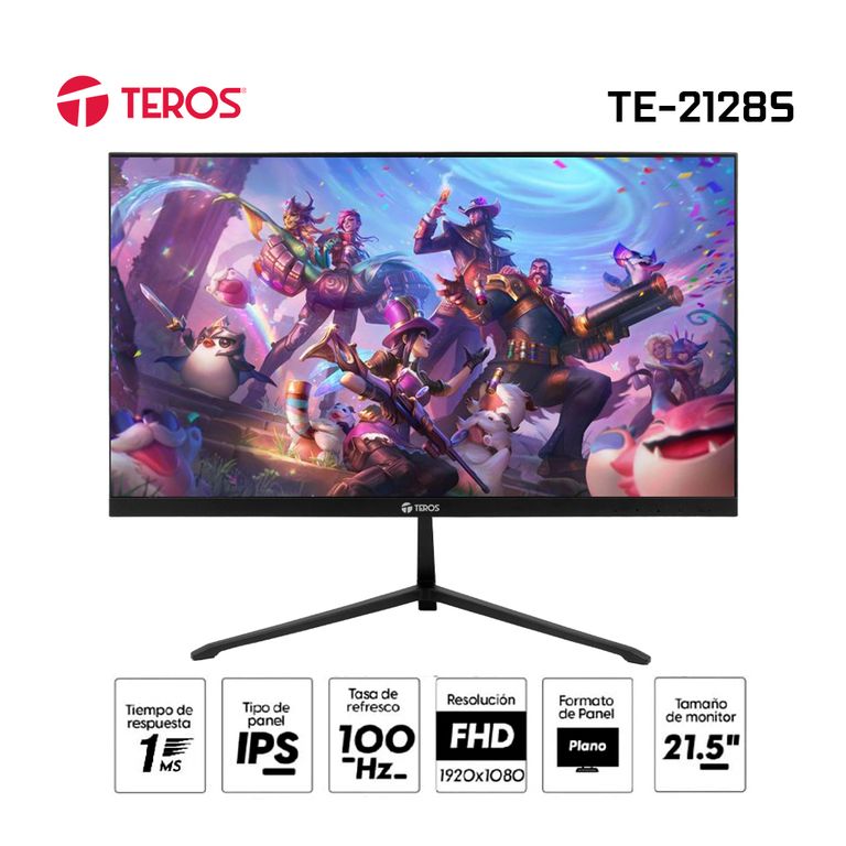 Monitor TE-2128S 21.5 IPS 100Hz/ FHD/ HDMI/ VGA VESA FREESYNC