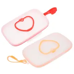 GENERICO - Porta Pañitos Rojo de Estuche Corazon