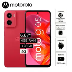 MOTOROLA - Celular Moto G05 6.67" Pulg. 4GB RAM 128GB - Rojo