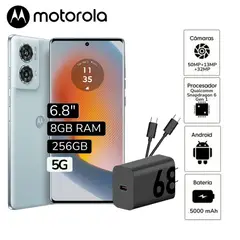 MOTOROLA - Celular Libre Moto Edge 50 Fusion 6.7" Pulg. 8GB RAM 256GB + Audífonos Moto Buds