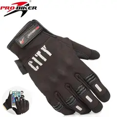 PROBIKER - GUANTES PARA MOTO CITY IMPERMEABLES REFLECTIVOS CON TACTIL