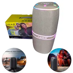 GENERICO - Parlante Inalámbrico Portátil LIDIMI LD-S652 30W Bluetooth TWS - GRIS