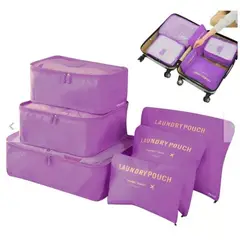 GENERICO - Kit Organizador de Viaje X 6 Pzs.