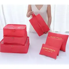 GENERICO - Kit Organizador de Viaje X 6 Pzs.