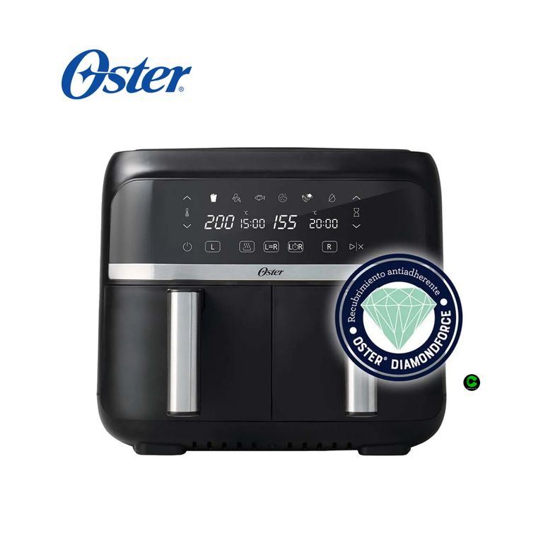 Freidora de aire dual Oster® DiamondForce CKSTAF7MCDDF