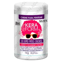 GENERICO - KERAFORM CREMA DE PEINAR EU AMO MEUS CACHOS 1KG - SKAFE