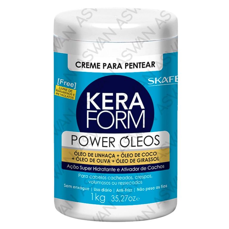 KERAFORM CREMA DE PEINAR POWER OLEOS 1KG - SKAFE