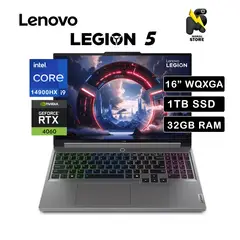 LENOVO - Laptop Legion 5 16IRX9/ Intel Core i9-14900HX / 32GB / 1 TB SSD / RTX 4060 / 16" WQXGA
