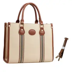 GENERICO - Cartera Bolso de Mano con Correa de Hombro Diseño Casual Elegante