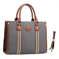 GENERICO - Cartera Bolso de Mano con Correa de Hombro Diseño Casual Elegante