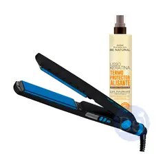 BABYLISS PRO - Combo Alisadora BaBylissPRO BNTMB4091TPE y Protector Térmico Be Natural
