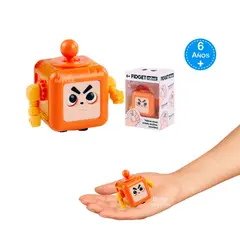 KIDS - Juguete Antiestrés de Mano - Cubo 5 en 1 en Forma de Robot
