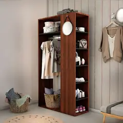 NACION MUEBLES - CLOSET ORGANIZADOR VENUS CAOBA NACIÓN MUEBLES