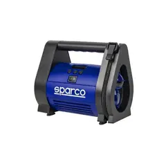 SPARCO - COMPRENSORA AIRE C MEDIDOR DE PRESION Y LINTERNA 12V