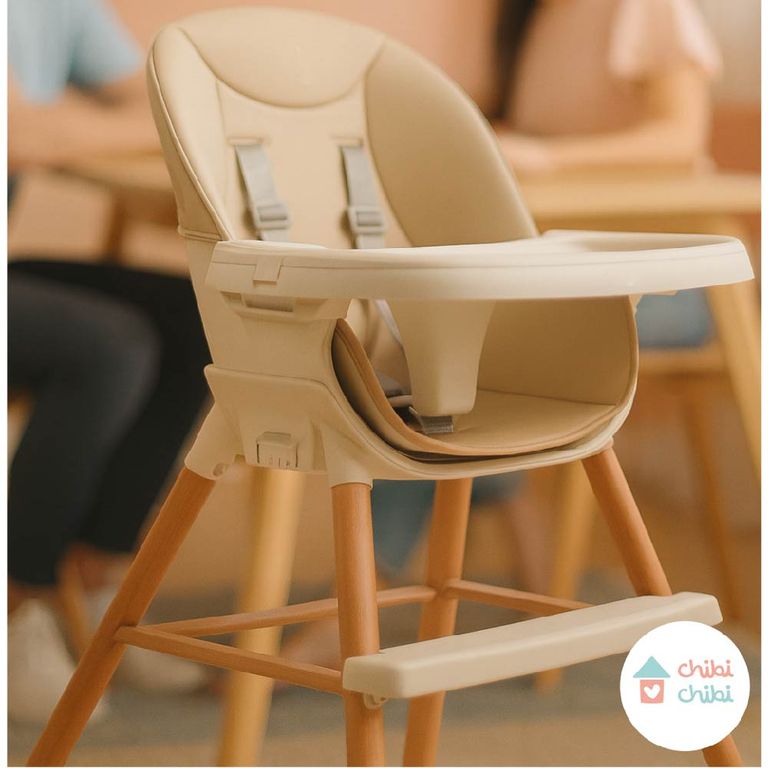 Silla de comer 5 en 1 - Crema