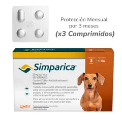 SIMPARICA - Para perros de 5 - 10 kg