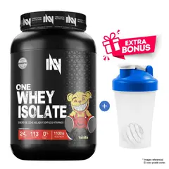 INN INNOVATE NUTRITION - ONE WHEY ISOLATE VAINILLA - 1.1 kg Proteína - 37 servicios