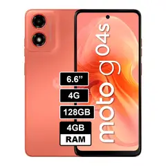 MOTOROLA - CELULAR MOTO G04s 4GB 128GB NARANJA