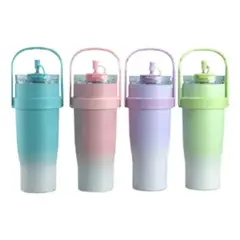 GENERICO - TERMO VASO TOMATODO CON AGARRADERA TIPO STANLEY