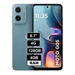 MOTOROLA - Celular Moto G05 4GB RAM - 128GB Color Gris