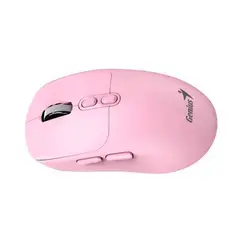 GENIUS - Mouse Nx-8080s Dual WirelessBluetooth Silent 7-Bot Pink