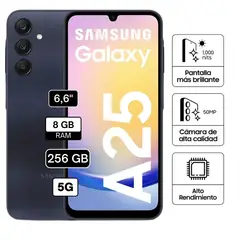 SAMSUNG - Celular Libre Galaxy A25 6,5 Pulg 256GB 8GB RAM Blue Black